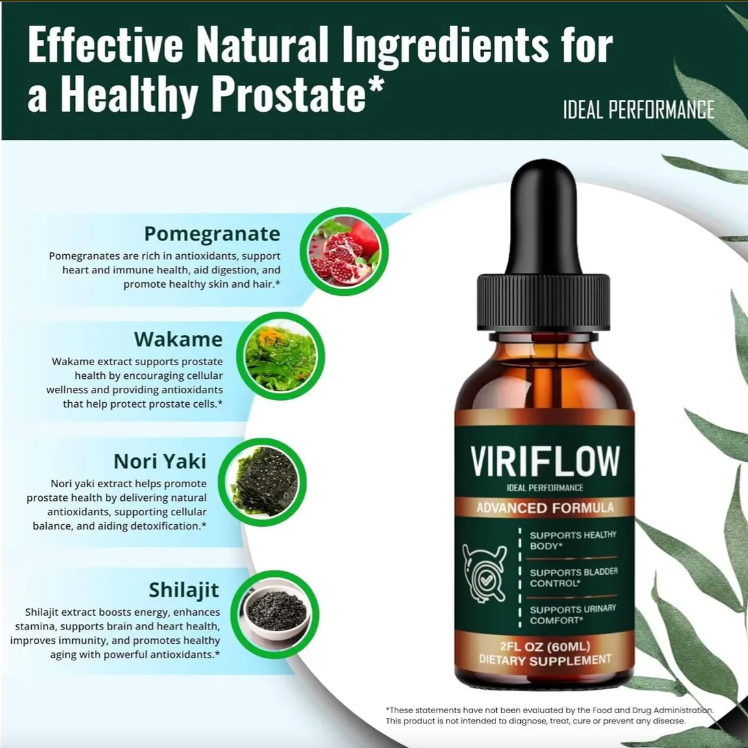 ViriFlow ingredients overview